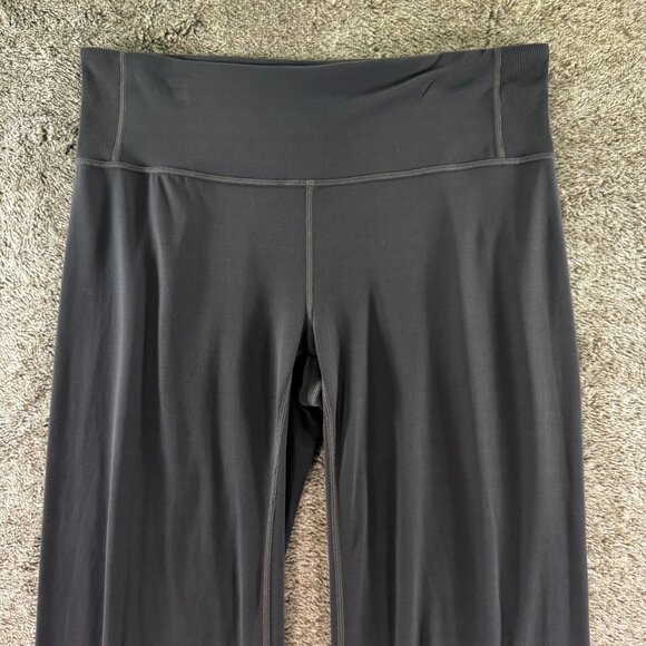 Athleta Barre Kickflare Cropped Flared Yoga Pants Sz L - Picture 5 of 11